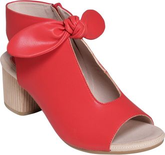 GC SHOES Kimora Bow Block Heel Bootie in Red at Nordstrom Rack, Size 6.5