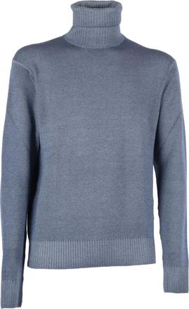 L.B.M. 1911 roll-neck long-sleeve sweater - men - Virgin Wool - 52 - Blue