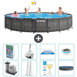 Intex Piscina Prism Frame Redonda - 549x122 Cm - 9-piezas S552