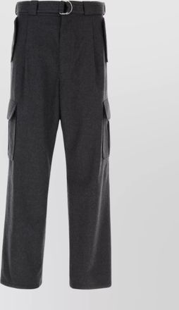 Prada straight leg wool cargo pant