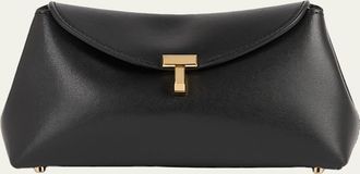 Toteme Mini T-Lock Leather Clutch Bag