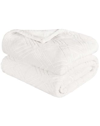 Superior Diamond Flannel Fleece Plush Ultra-Soft Throw