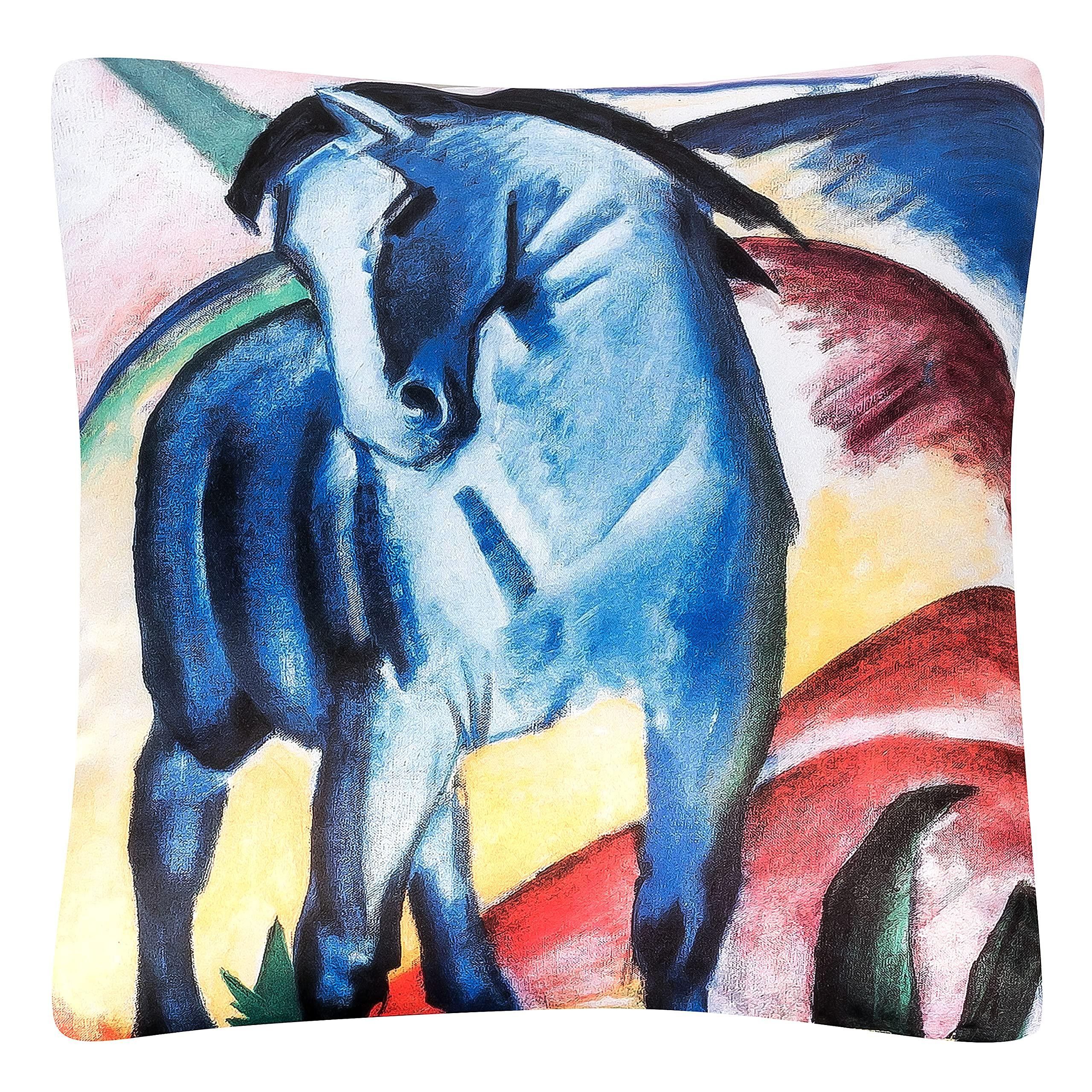 VON LILIENFELD Dekokissen 40x40 Cm – Stiefmütterchen Motiv, Beidseitig Bedruckt, Mit Füllung & Reißverschluss