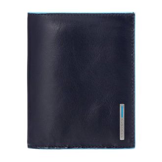 Piquadro Wallets & Cardholders, male, Blue, ONE SIZE, Vertical Trifold Wallet