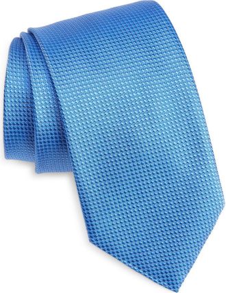 Eton Pin Dot Silk Tie in Light Blue at Nordstrom Rack