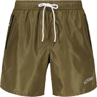 Iceberg Beachshorts - Heren - Strandmode - Groen - XL - Polyester - Badmode