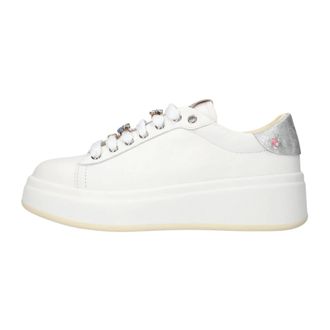 Gio+ Dames, Schoenen, Wit, Maat: 38 EU Leer