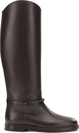Brunello Cucinelli Stivali al ginocchio Monili - - Shoes - Donna - Marrone - 36 EU