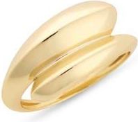 Argento Vivo Asymmetric Concave Ring in Gold at Nordstrom Rack, Size 9