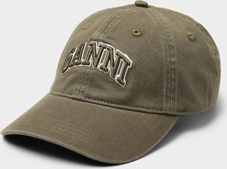 Ganni Mens Embroidered logo cap