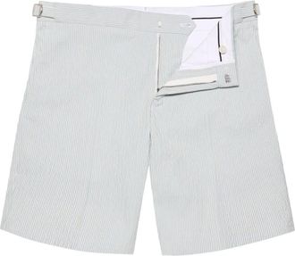 Orlebar Brown Shorts sartoriali a righe - Blu