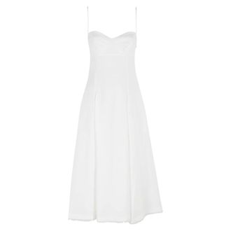 SIMKHAI Midi Dresses, female, White, Size: M Midi Dresses