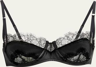 Kiki De Montparnasse Sensuel Lace-Trim Underwire Balconette Bra