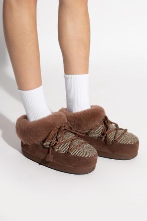 Moon Boot Snow Boots X GIR EVX Chalet Mule Fir, Womens, Brown