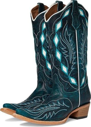 Corral Boots L6283 Cowboy Womens Boots Emerald Green : 7.5 B - Medium, Leather
