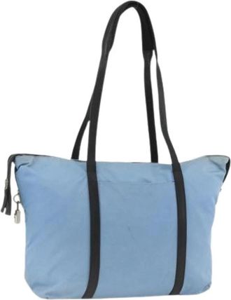 Prada Pre-owned Tote Bags, female, Blue, Size: ONE SIZE Pre-owned Vintage Tote Bag