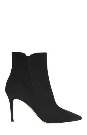 Gianvito Rossi Levy 85 Booties in Black Suede at Nordstrom, Size 36.5
