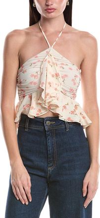 AFRM Afrm Willie Halter Front Ruffle Top