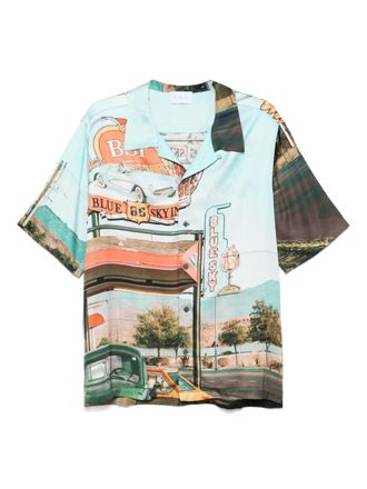 Blue Sky Inn Day Stop shirt - men - Viscose - M