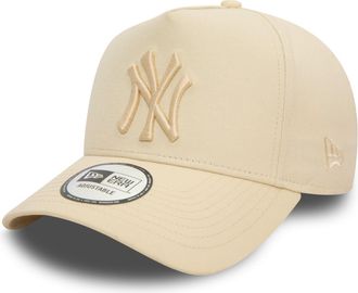 New Era E-Frame Snapback Cap - New York Yankees Beige - One Size