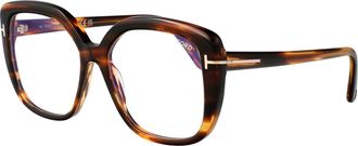 Tom Ford FT6043-B Tortoiseshell Acetate Eyeglasses - Havana