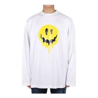 Balenciaga Drip Peace T-shirt Large Fit White 651796TKVA18639