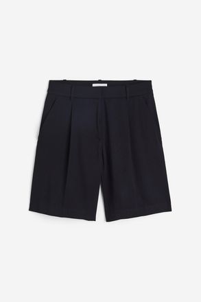 H&M Bermudashorts aus Twill - Schwarz