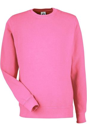 J. America Pigment-Dyed Fleece Crewneck Sweatshirt