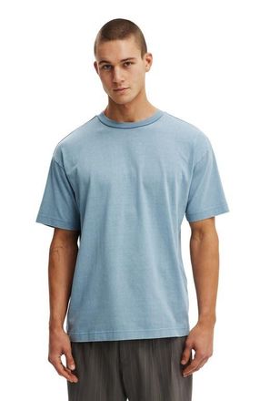 Cotton On Mens Box Fit Plain T-Shirt in Chalk Blue Wash at Nordstrom, Size Xx-Large