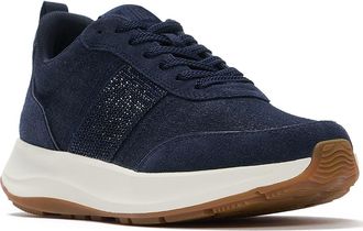 FitFlop F-Mode Flow Crystal Sneakers in Dark Denim at Nordstrom, Size 8.5