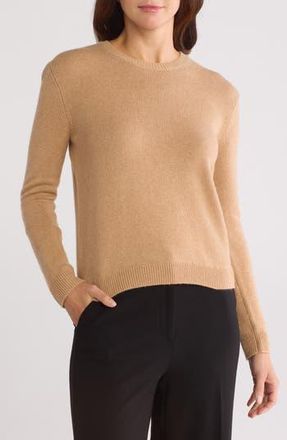 TWP Jill Crewneck Cashmere Sweater in British Khaki at Nordstrom Rack, Size X-Small