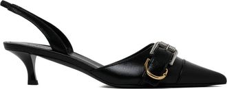 Givenchy Voyou Slingback Pumps - Dames - Pumps - Zwart - 37 EU - Leer - Schoenen