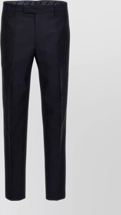 Etro jacquard tailored slim fit trousers