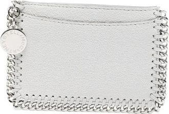 Stella McCartney Falabella Zipper Cardholder - Dames - Portefeuilles - Grijs - ONE Size - Polyester - Accessoires