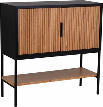 Wanderlust Deco Aparador 2 puertas madera y metal 100x40x100