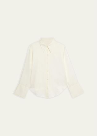 Citizens Of Humanity Camilia Long-Sleeve Silk Shirt