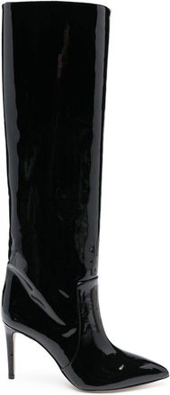 PARIS TEXAS pointed-toe 90mm heeled boots - women - Calf Leather/Calf Leather/Calf Leather - 36.5 - Black