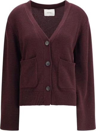 Lisa Yang Danni Cardigan - Dames - Vesten - Paars - XS - Kasjmier - Truien & Vesten