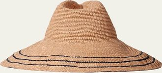 Janessa Leon&eacute; Waverly Raffia Large Brim Hat