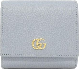 Gucci Sky Blue Leather Wallet (Bi-Fold) (Pre-Owned)