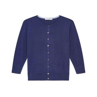 Maliparmi Cardigans, female, Blue, Size: L Colours Of The World Cardigan