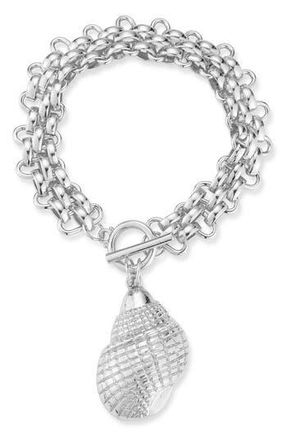 Sphera Milano Shell Bracelet in Silver at Nordstrom Rack