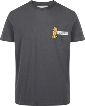 Iceberg Grijs Slim-Fit T-shirt - Heren - T-shirts - Grijs - M - Tops