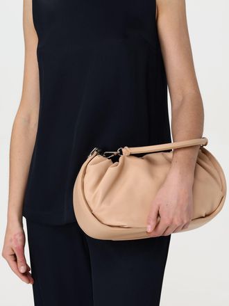 Roger Vivier Womens Petit Cabas Soft Leather Handbag - Peach