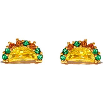 Girls Crew Taco Tuesday Stud Earrings in Gold at Nordstrom