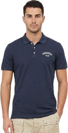 Dsquared2 Navy Blue Regular Polo