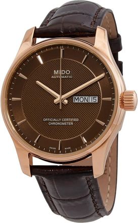 Mido Belluna Automatic Brown Dial Mens Watch M0014313629112