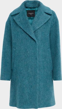 Max Mara Rada Wool Alpaca & Mohair Midi Coat