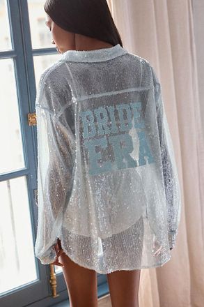 En Elly Bride Era Sequin Buttondown