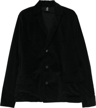 Thom Krom Blazer monopetto in velluto - Nero